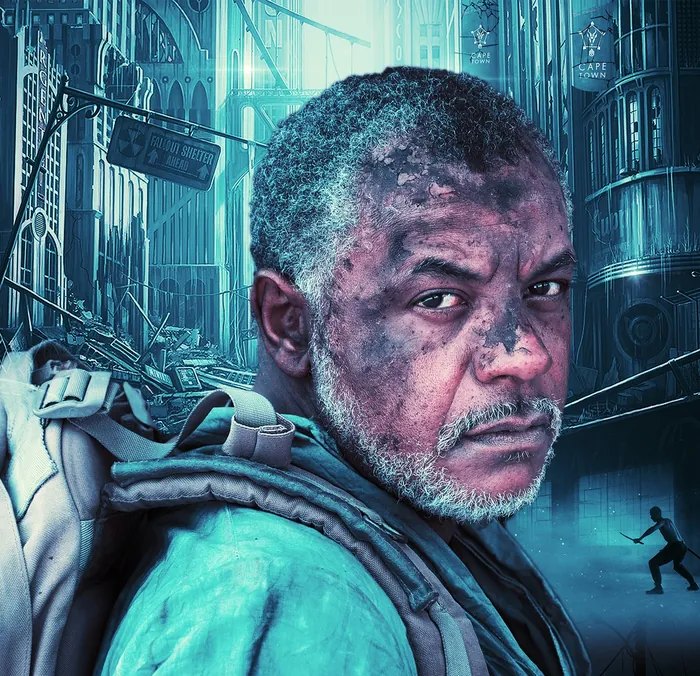 Abduragman Adams as Zahir, dust on his face